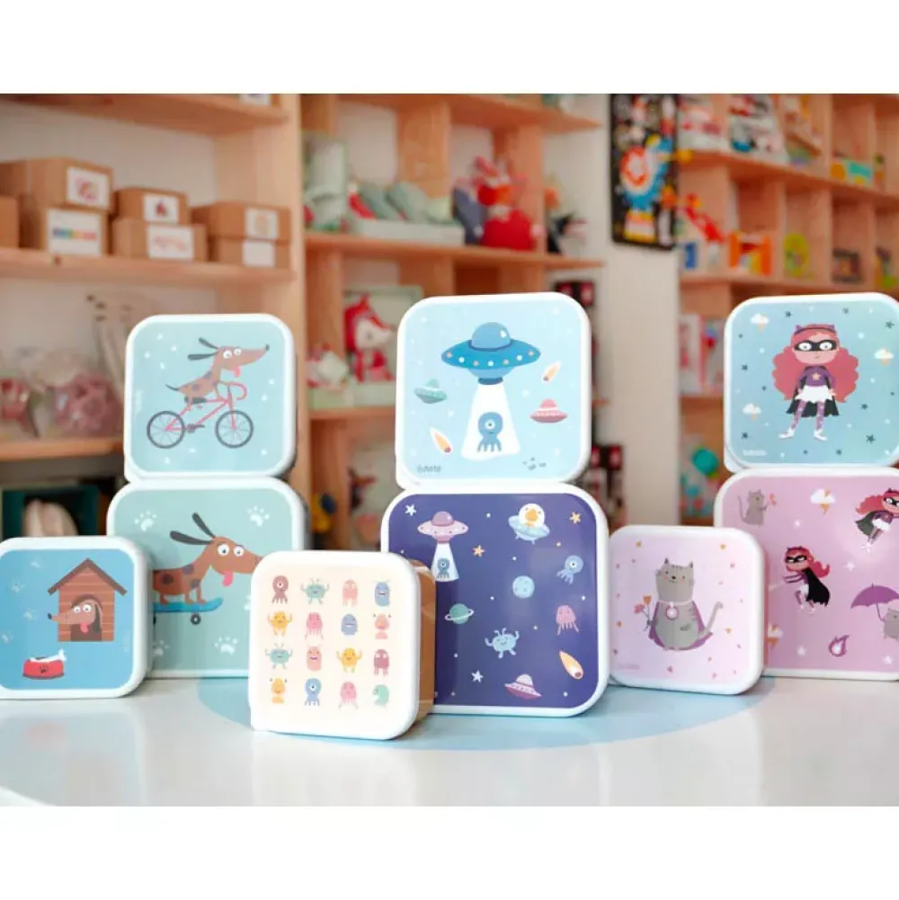 Tutete 3 Cajas Almuerzo Fantastic Girl New