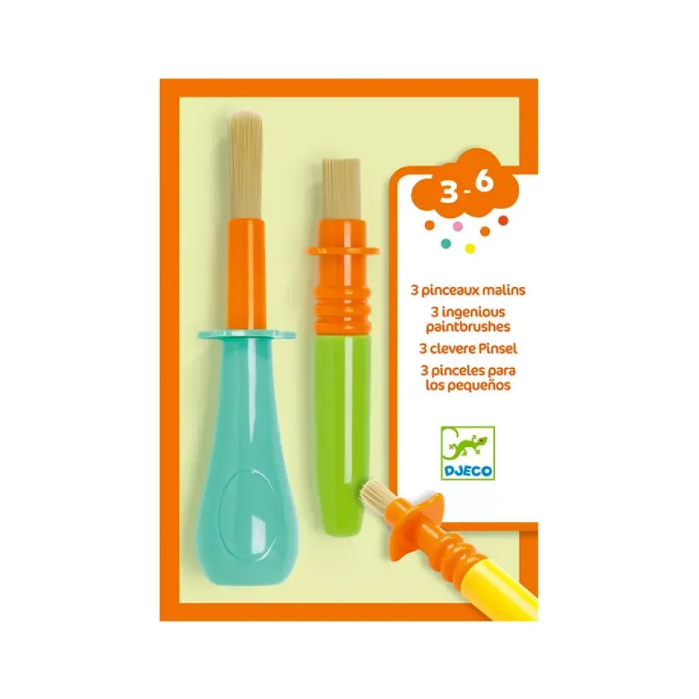 Djeco 3 Pinceles De Iniciacion Online