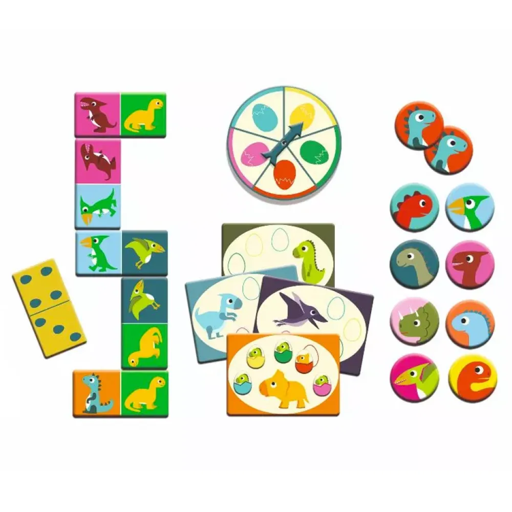 Djeco Bingo Memo Domino Dinosaurios Shop