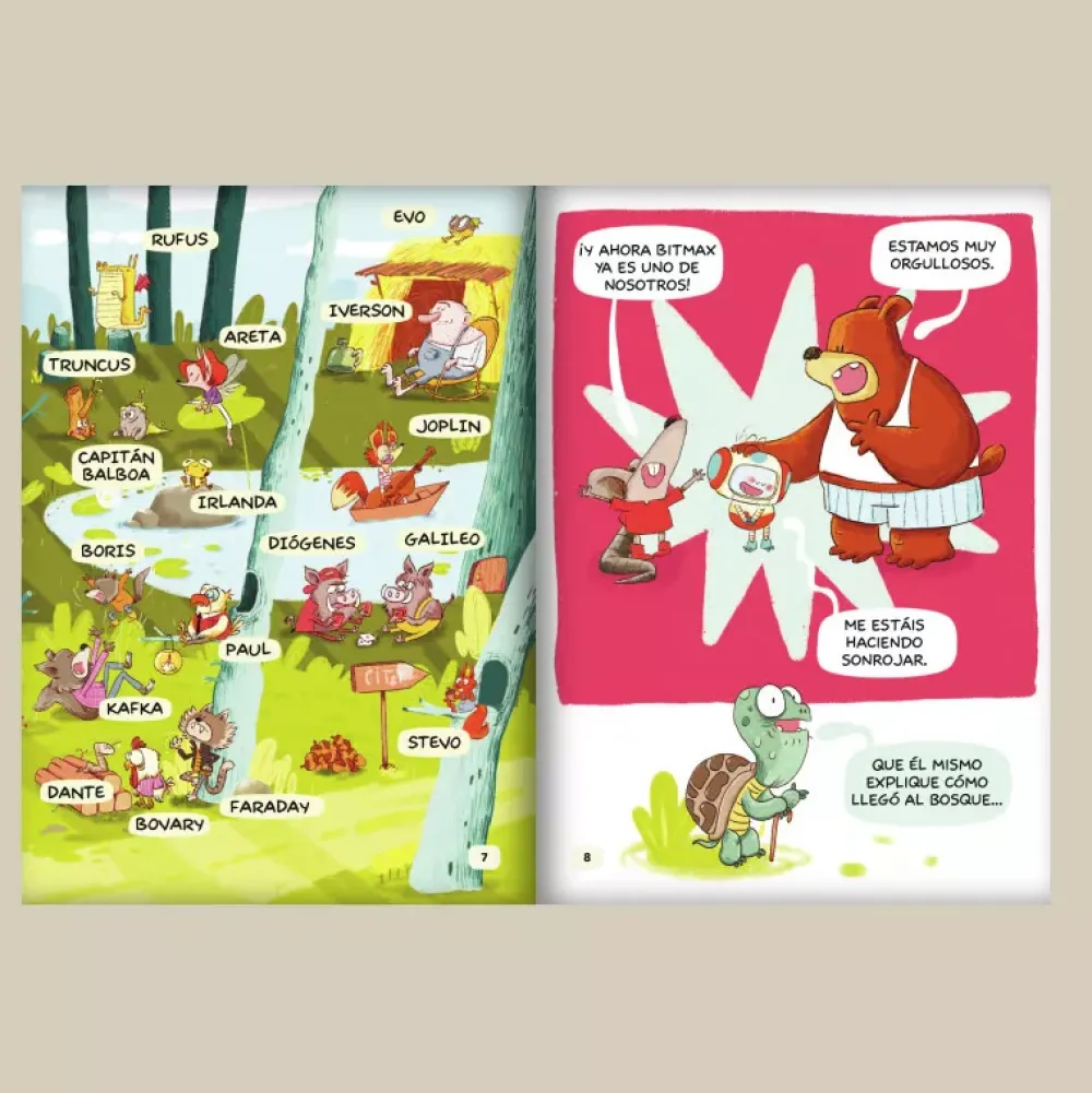 Cuentos y Libros Infantiles Bitmax & Co 1: El Robot Del Bosque Fashion