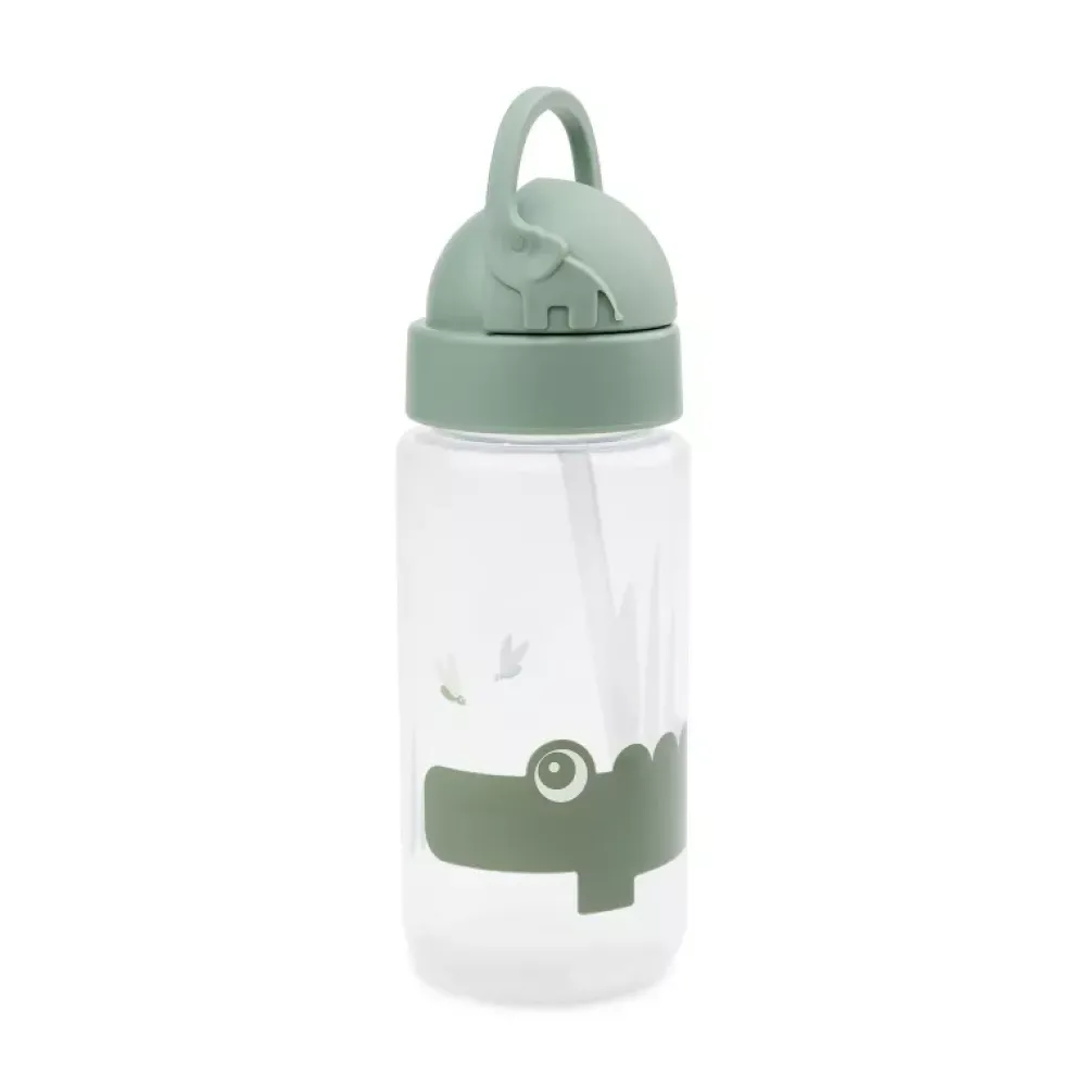 Done by Deer Botella Con Pajita Croco Verde Flash Sale