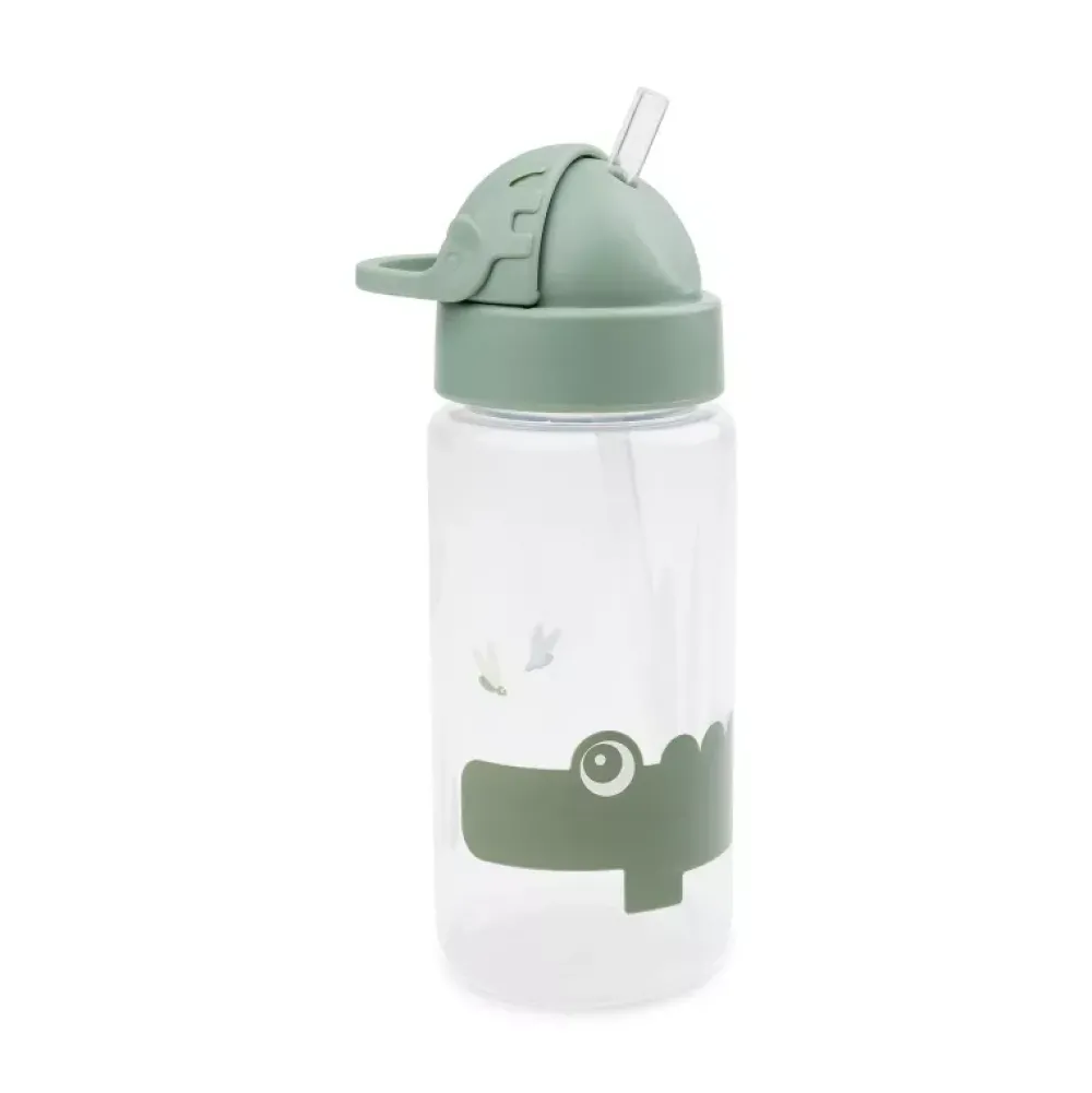 Done by Deer Botella Con Pajita Croco Verde Flash Sale
