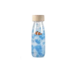 Petit Boum Botella Sensorial Sonidos Pez Azul New