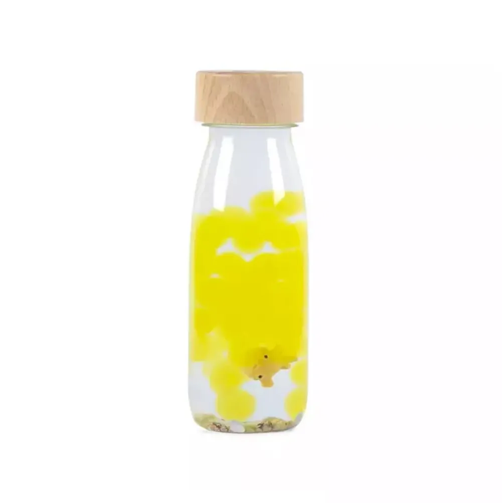 Petit Boum Botella Sensorial Sonidos Pez Amarilla Sale