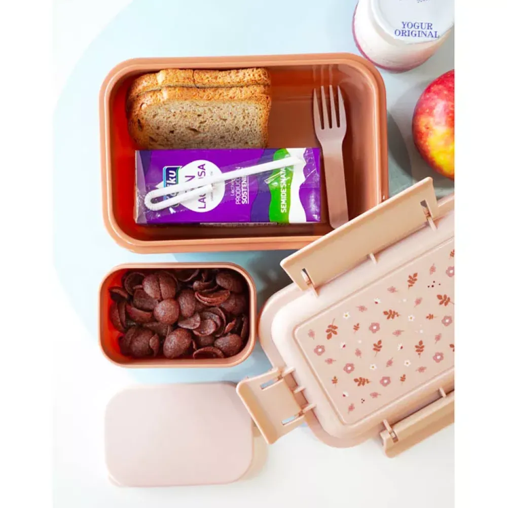 Tutete Caja Almuerzo Bento Leaves Sand Flash Sale