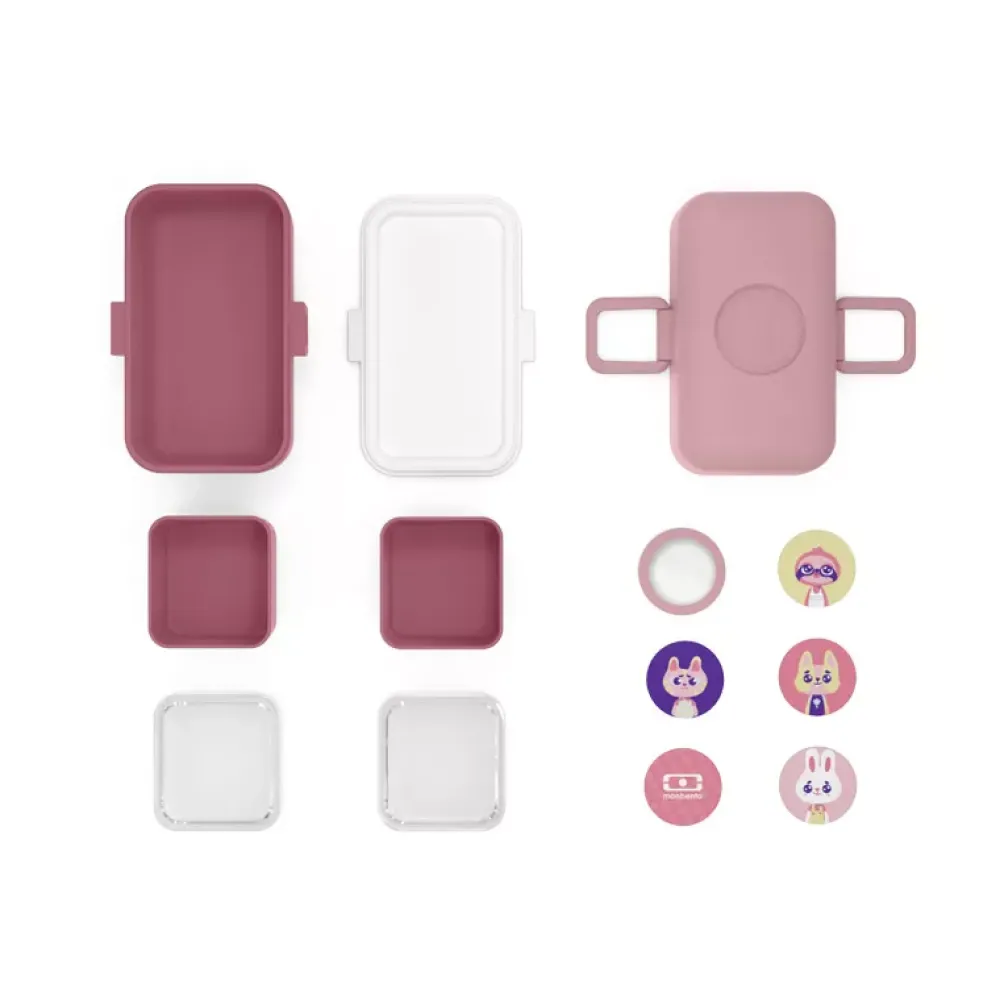Monbento Caja Merienda Tresor Rosa Blush Cheap