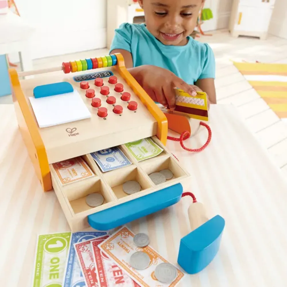 Hape Caja Registradora De Madera Shop