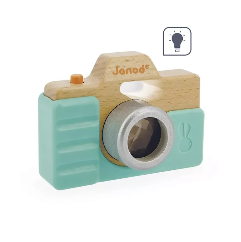 Janod Camara De Fotos Con Luz Y Sonido Outlet