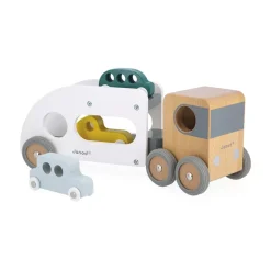 Janod Camion Transportador De Coches Con 3 Vehiculos Outlet