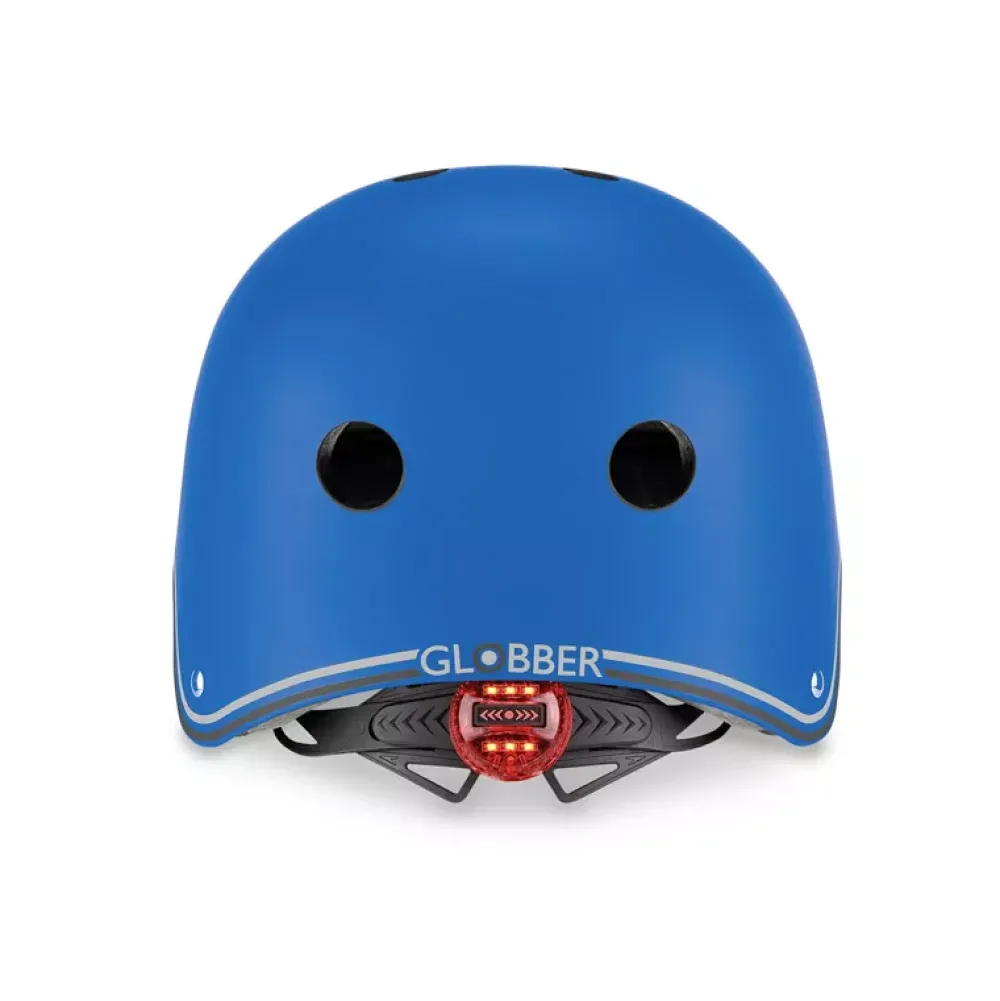 Globber Casco Junior Con Luces Azul Sale