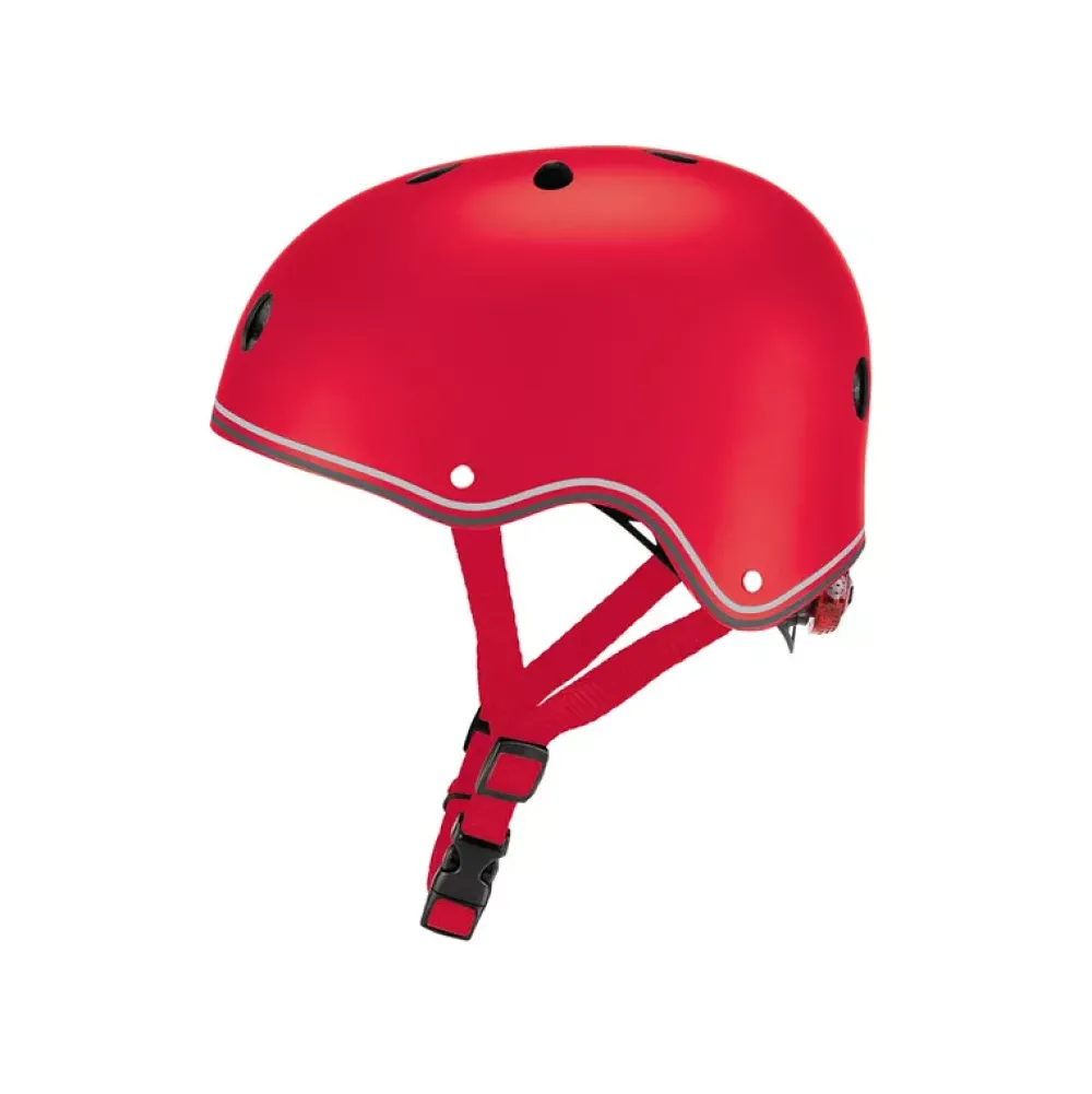 Globber Casco Junior Con Luces Rojo New