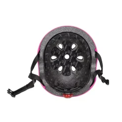 Globber Casco Junior Con Luces Rosa Best