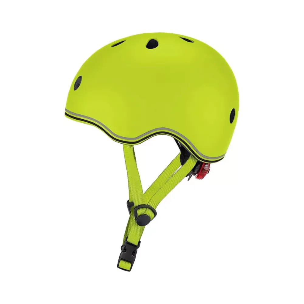 Globber Casco Pequeno Con Luces Verde Hot