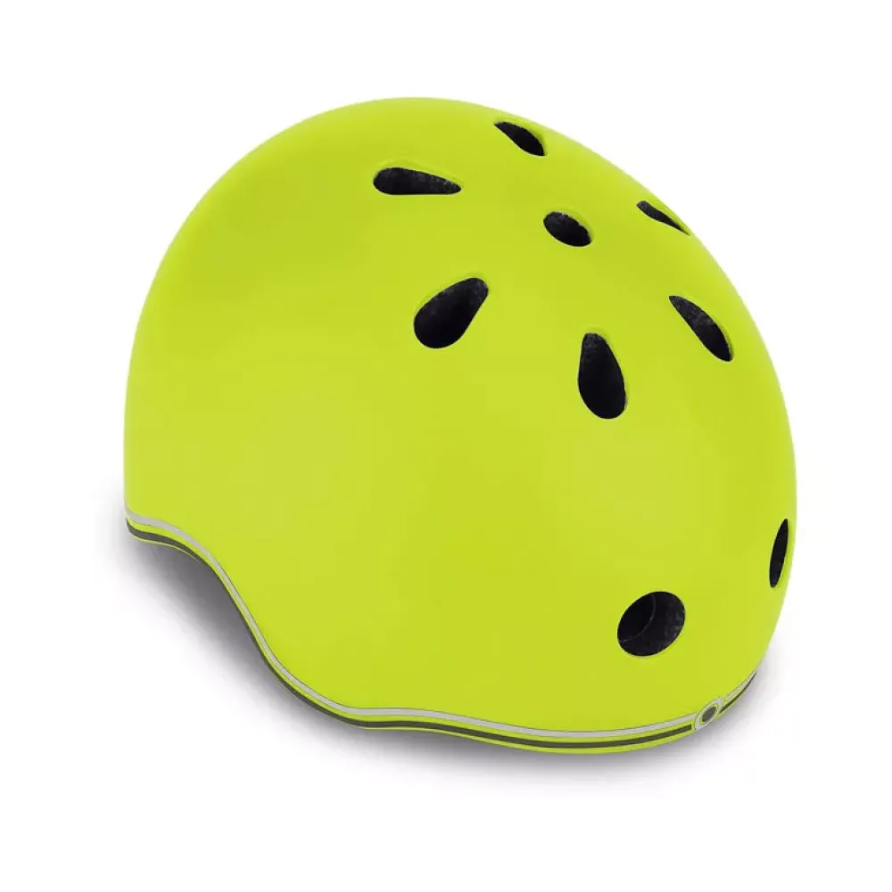 Globber Casco Pequeno Con Luces Verde Hot