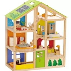Hape Casita De Madera 4 Estaciones Hot