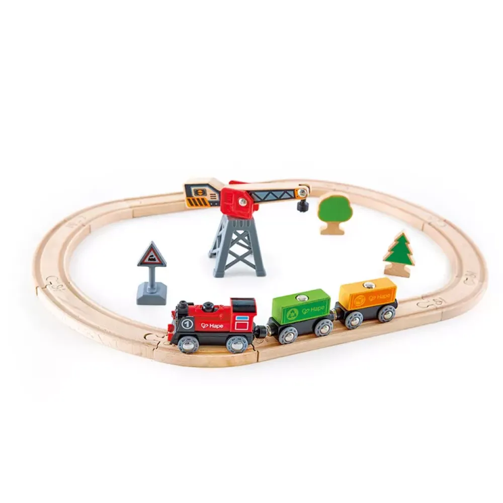 Hape Circuito De Tren: Despacho De Carga Fashion