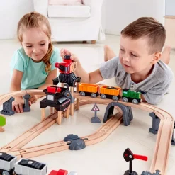 Hape Circuito De Tren: Set De Carga Minera Shop