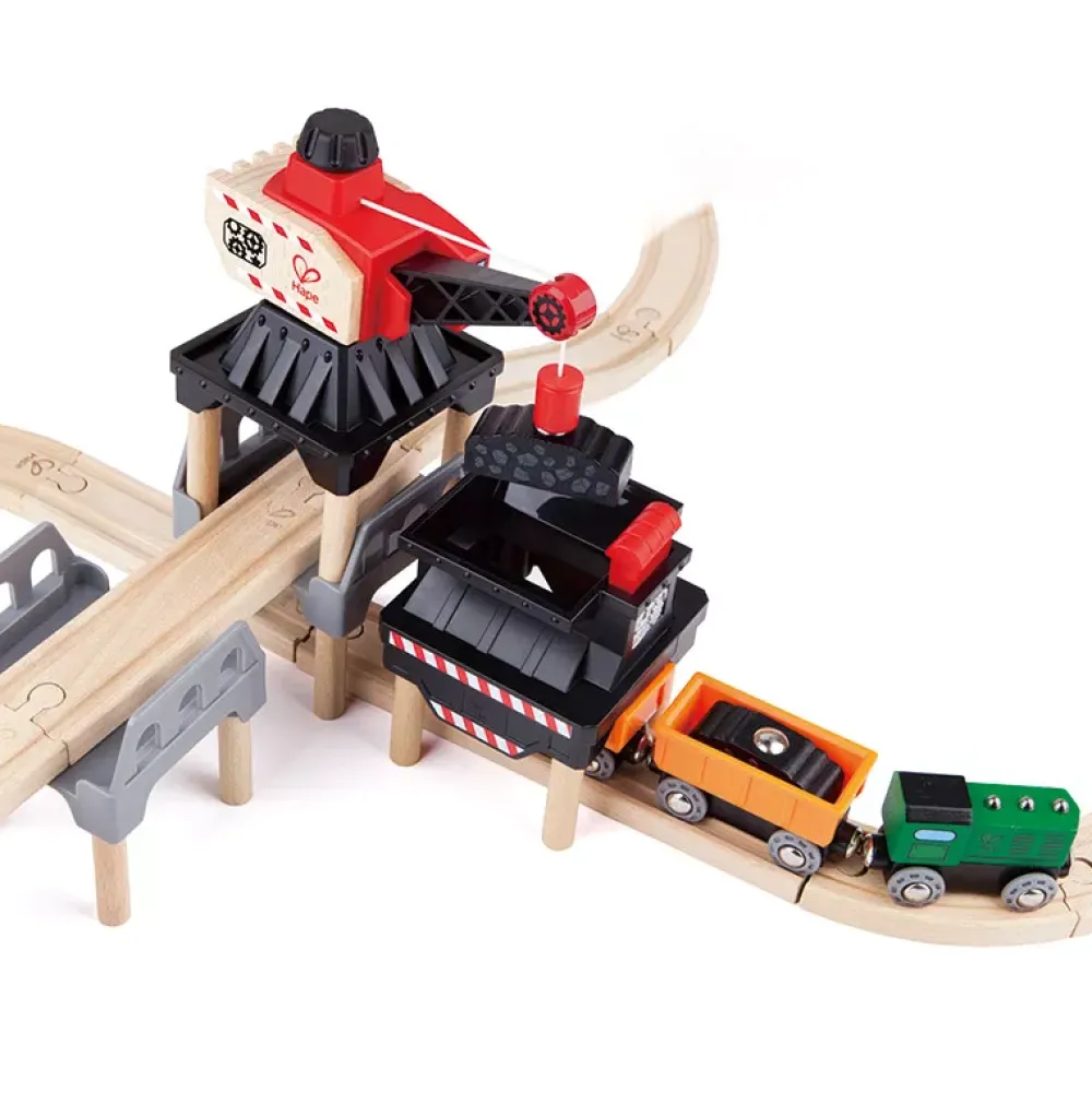 Hape Circuito De Tren: Set De Carga Minera Shop