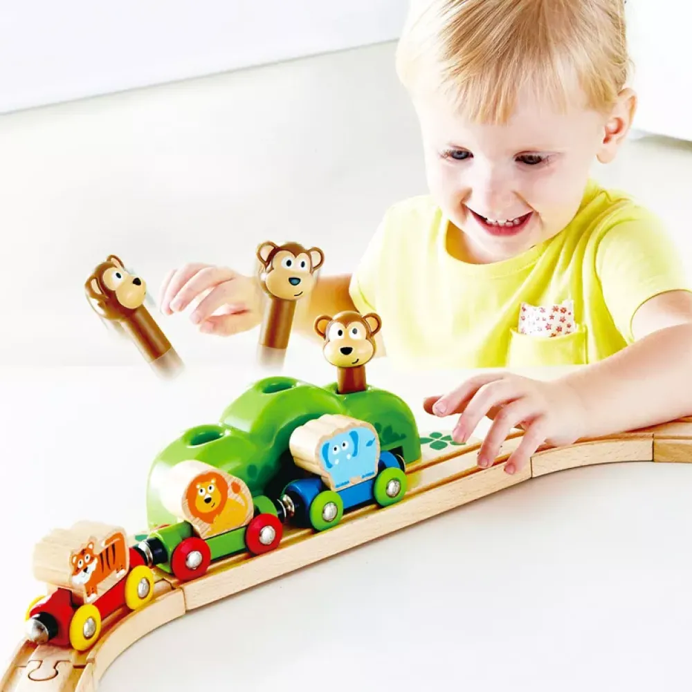 Hape Circuito Infantil: Tren Musical Con Monos Sale