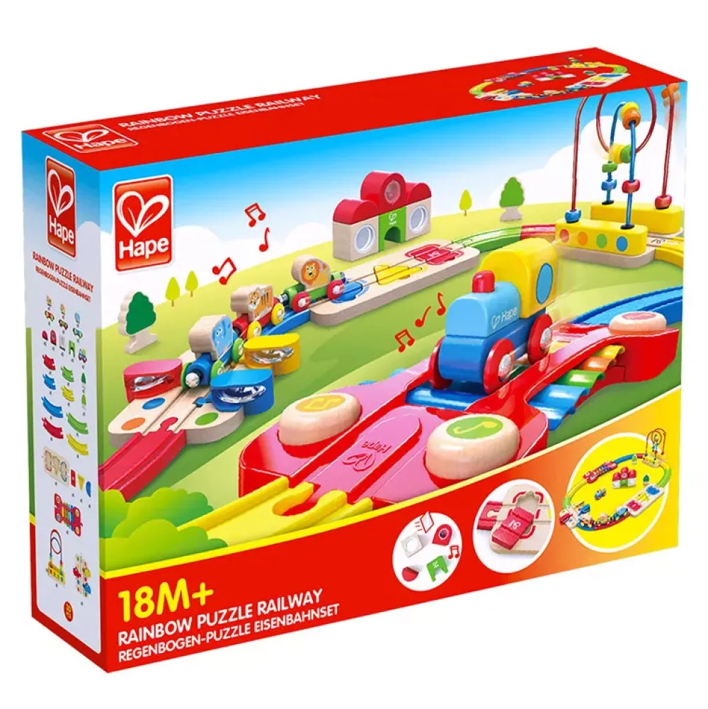 Hape Circuito Infantil: Tren Musical Con Encajable Y Pasabolas Clearance