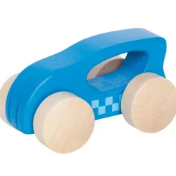 Hape Coche De Madera Azul Flash Sale