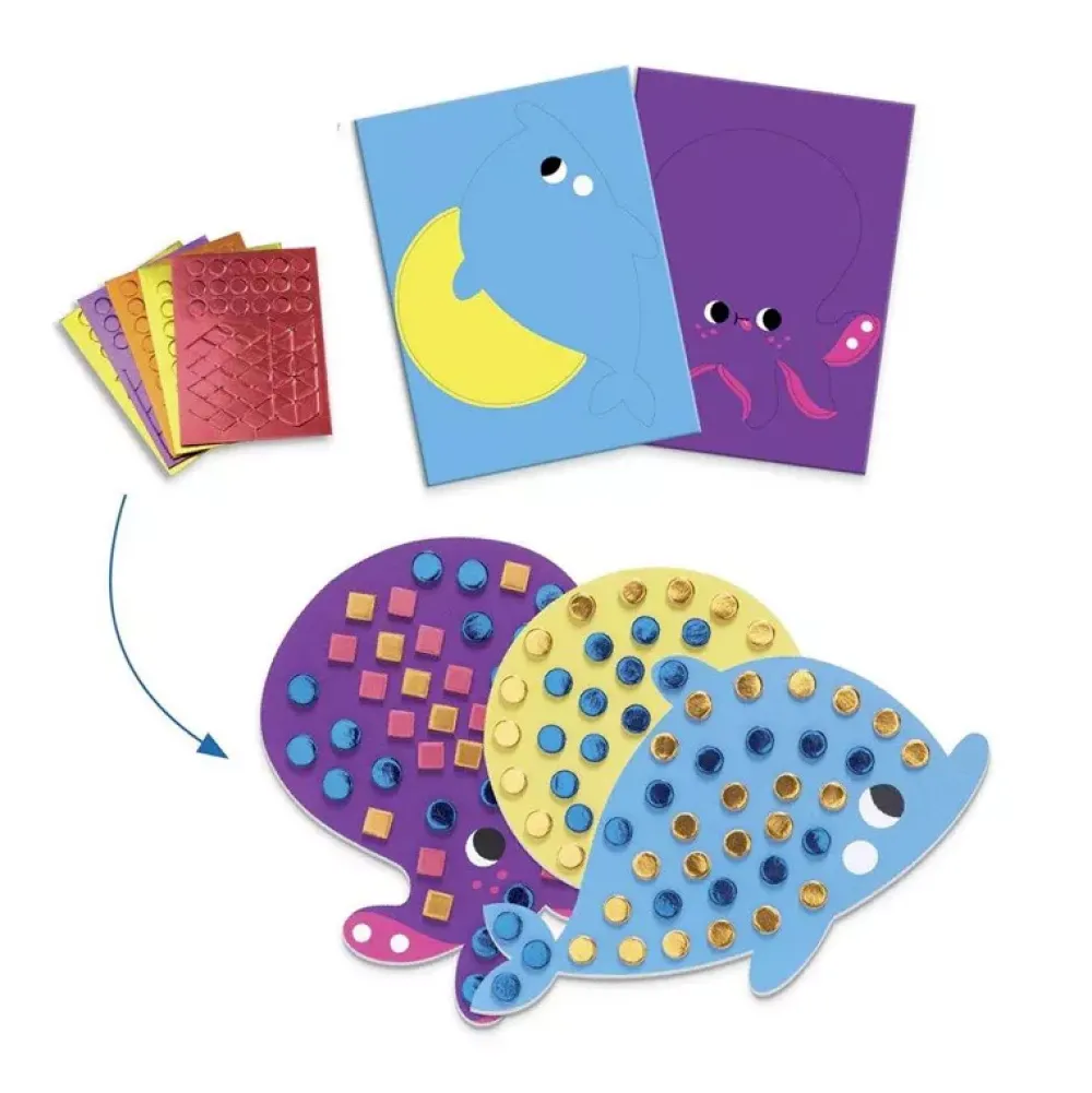Djeco Cofre De Manualidades: El Mar Y Sus Maravillas New