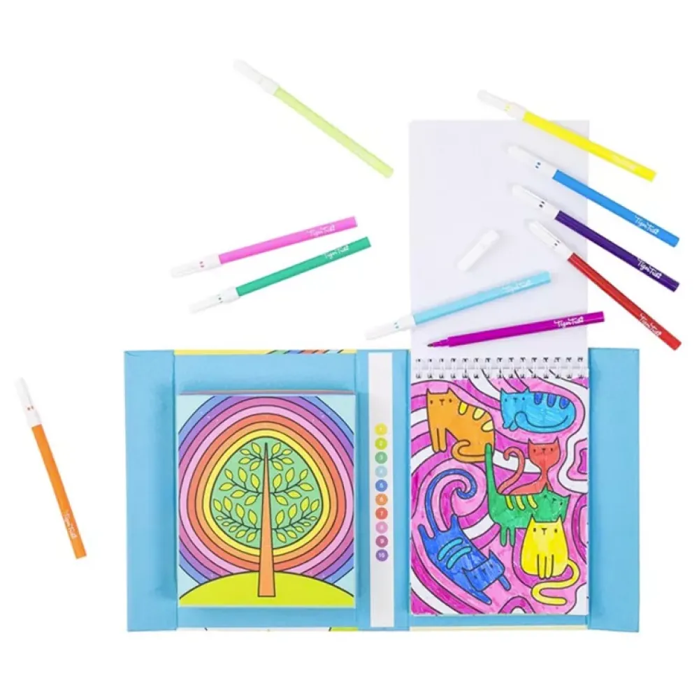 Tiger Tribe Colorear Por Numeros: Jardin Arcoiris Discount