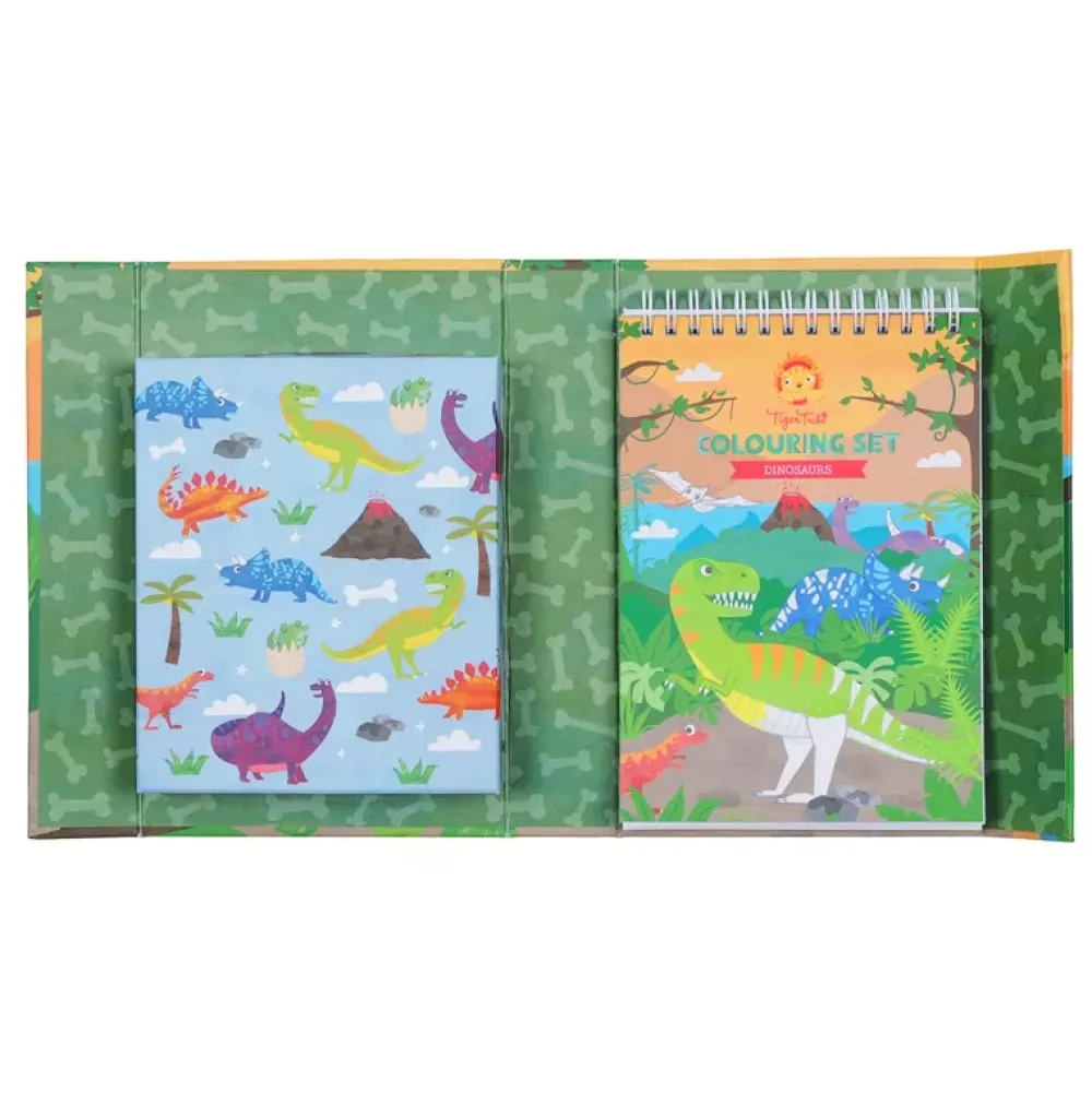 Tiger Tribe Colouring Set: Dinosaurios Shop