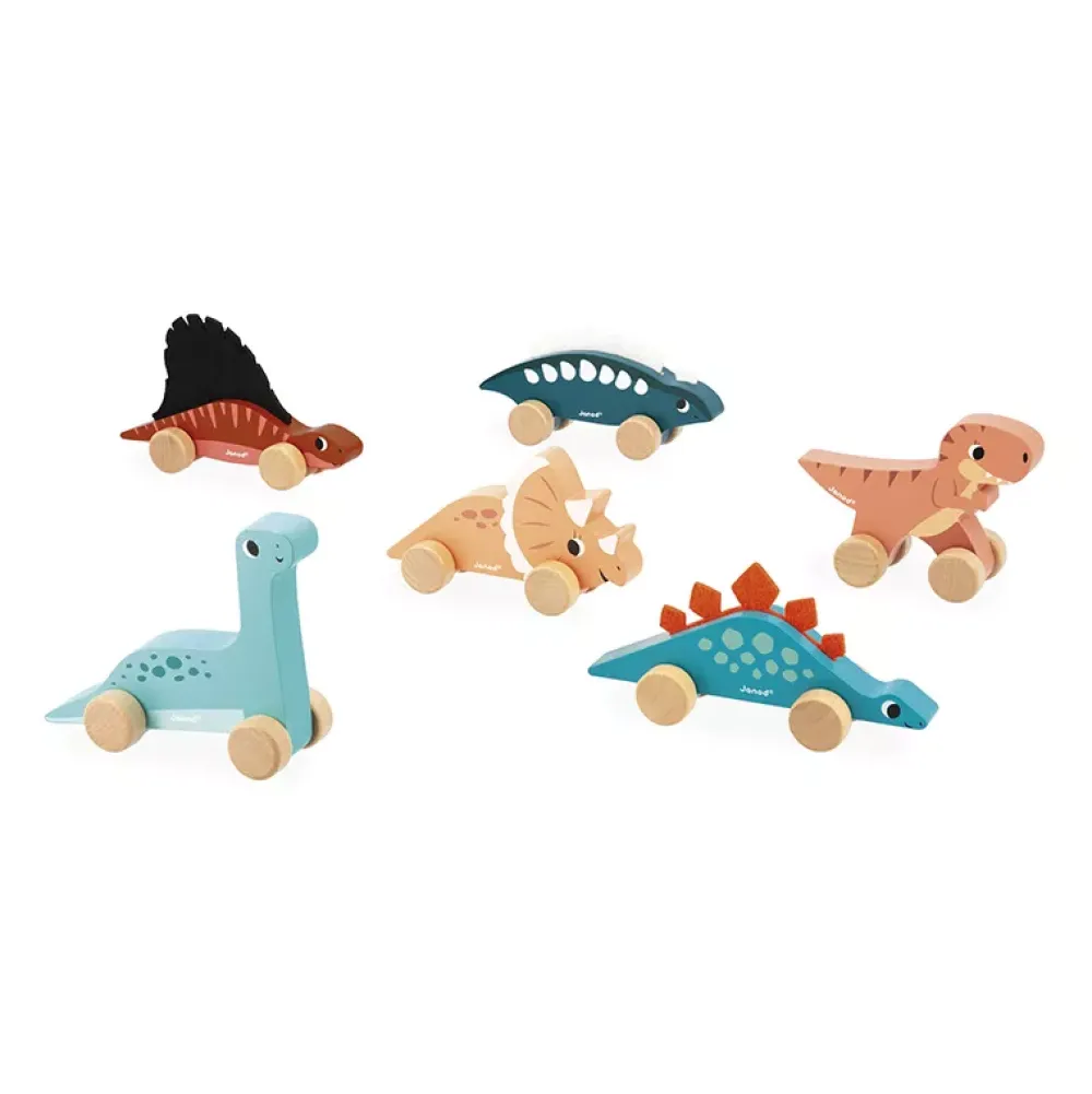 Janod Dino: Coche T-Rex Store