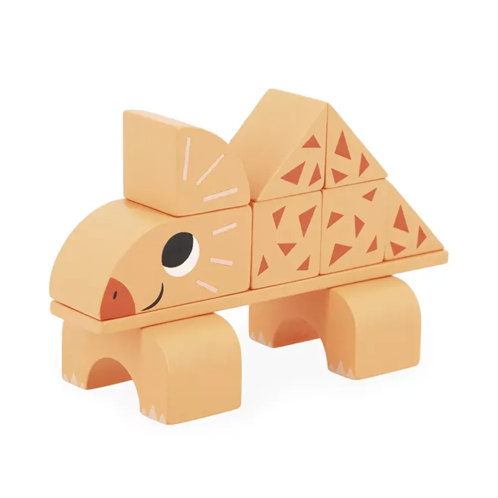 Janod Dino: Cubikosaurus Juego De Construccion Cheap