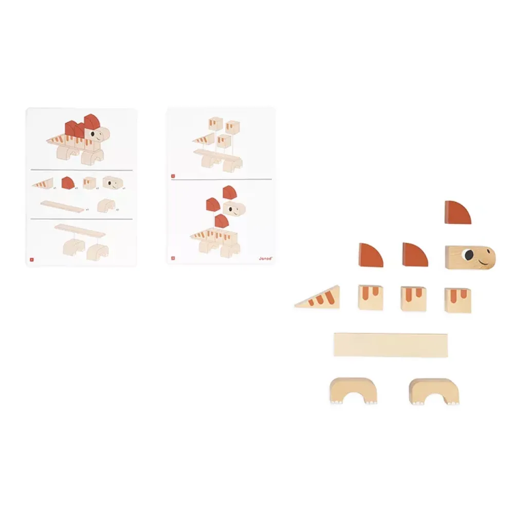 Janod Dino: Cubikosaurus Juego De Construccion Cheap