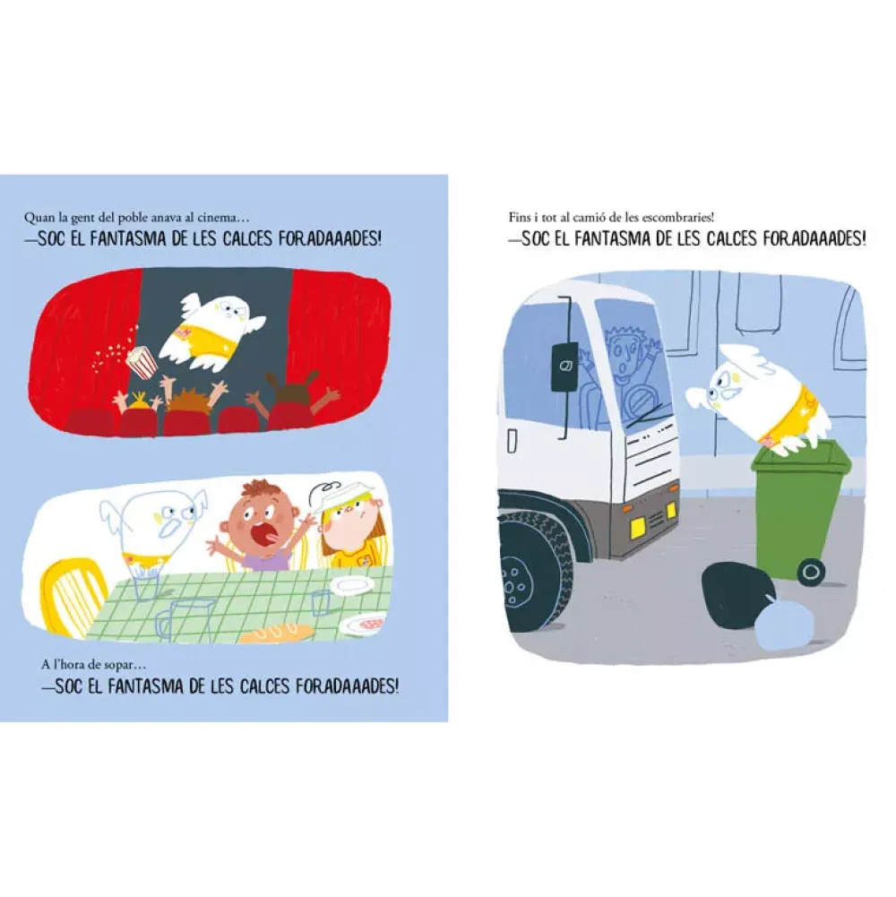 Cuentos y Libros Infantiles El Fantasma De Les Calces Foradades Cheap