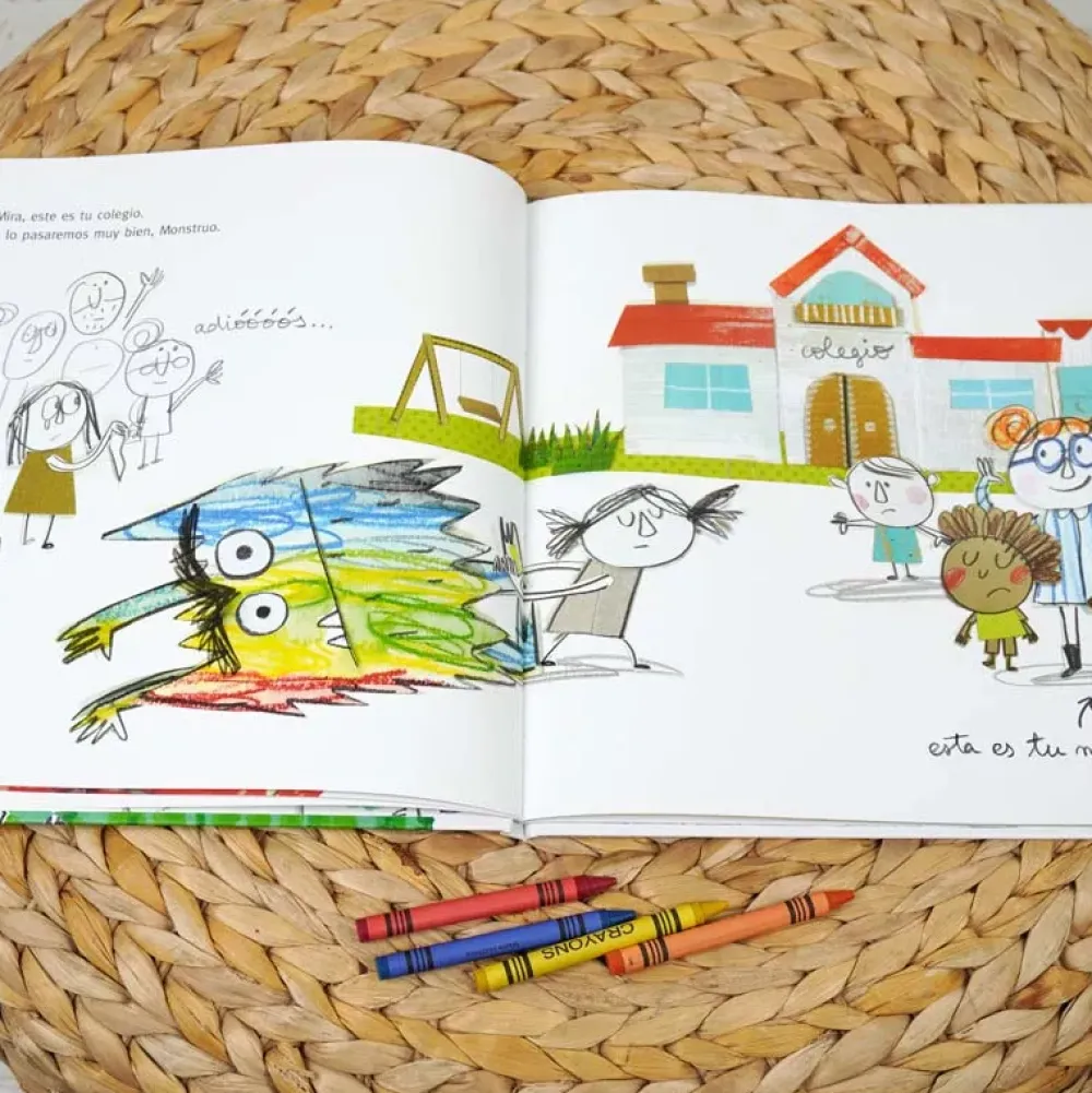 Cuentos y Libros Infantiles El Monstruo De Colores Va Al Cole Store
