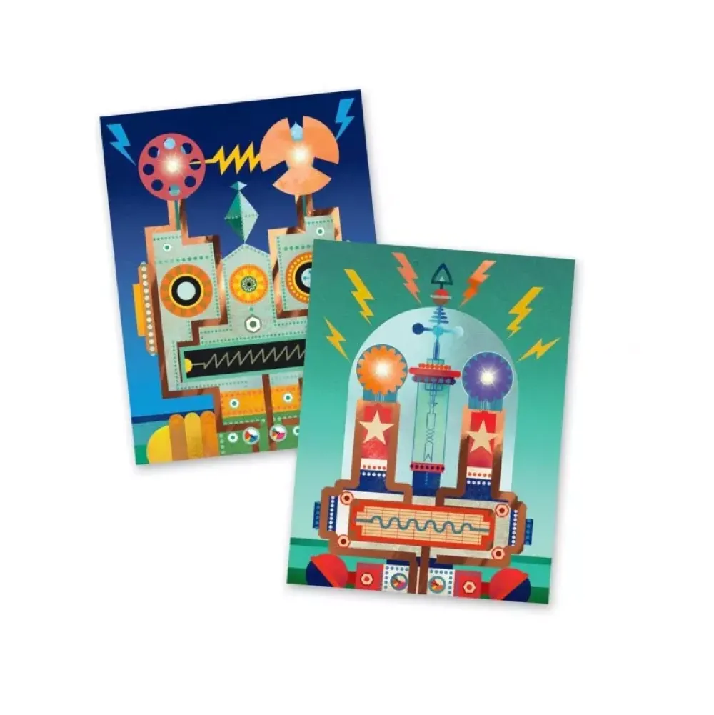 Djeco Factory Tarjetas Luminosas: Ciborgs Best Sale