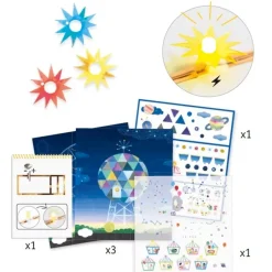 Djeco Factory Tarjetas Luminosas: Alli Arriba Hot