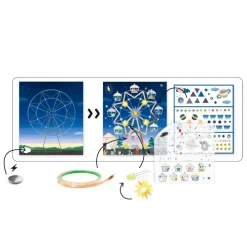 Djeco Factory Tarjetas Luminosas: Alli Arriba Hot