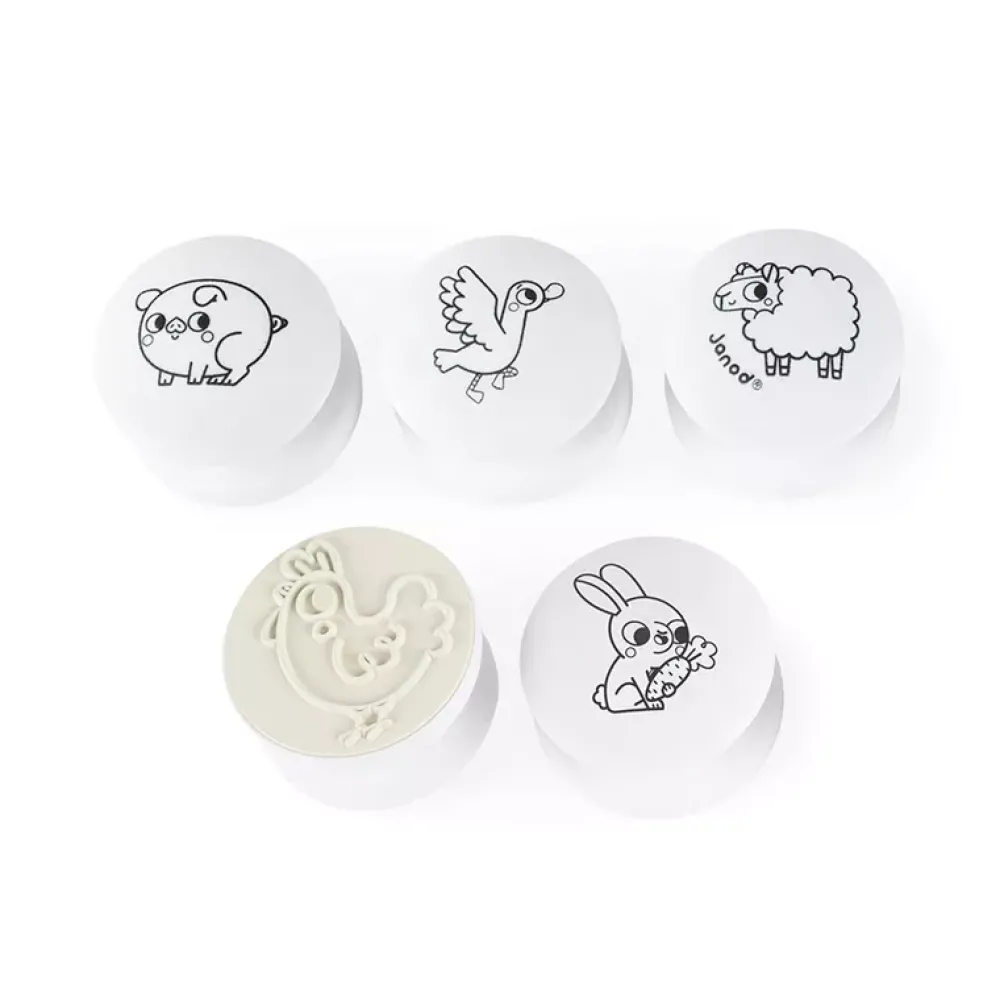 Janod Farm Stampinoo: Set De 5 Tampones Sale