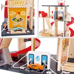 Hape Garaje Con Saltos Y Piruetas Store