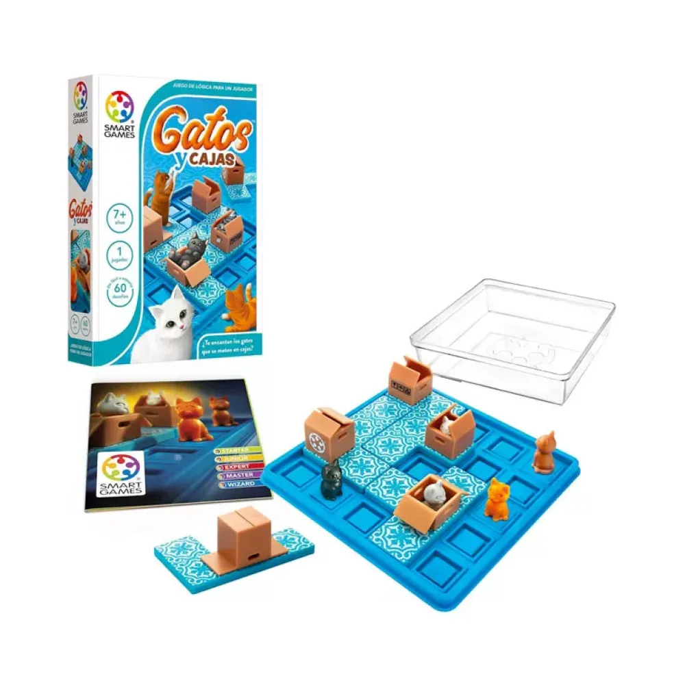 SmartGames Gatos Y Cajas Hot