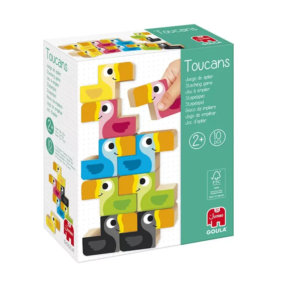 Goula Juego De Apilar Toucans Flash Sale