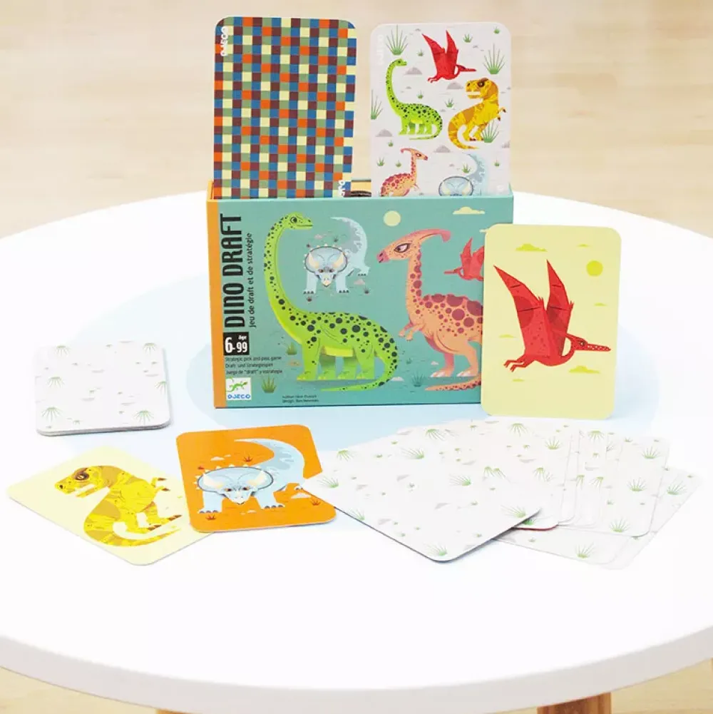 Djeco Juego De Cartas Dino Draft Hot