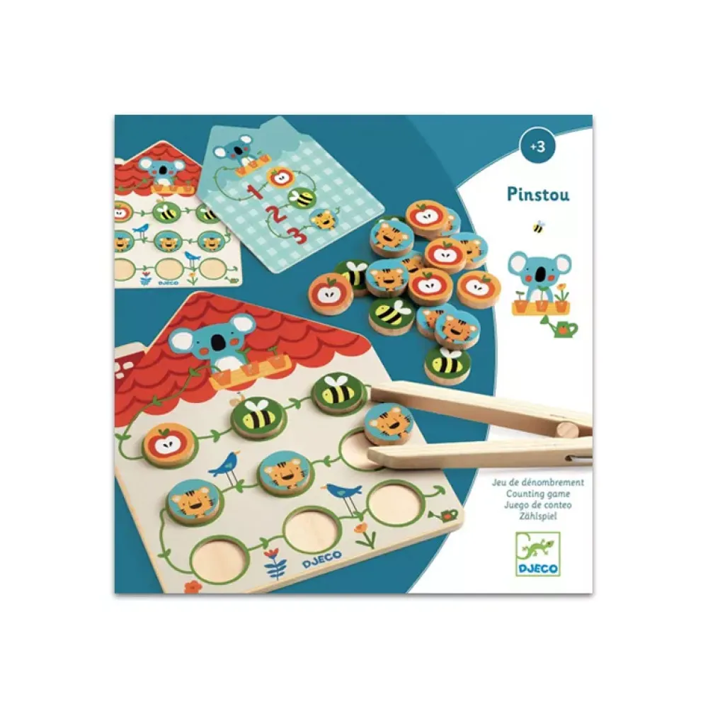 Djeco Juego De Conteo Pinstou Fashion