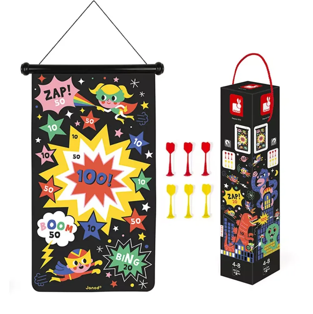 Janod Juego De Dardos Magneticos Super Heroes Outlet