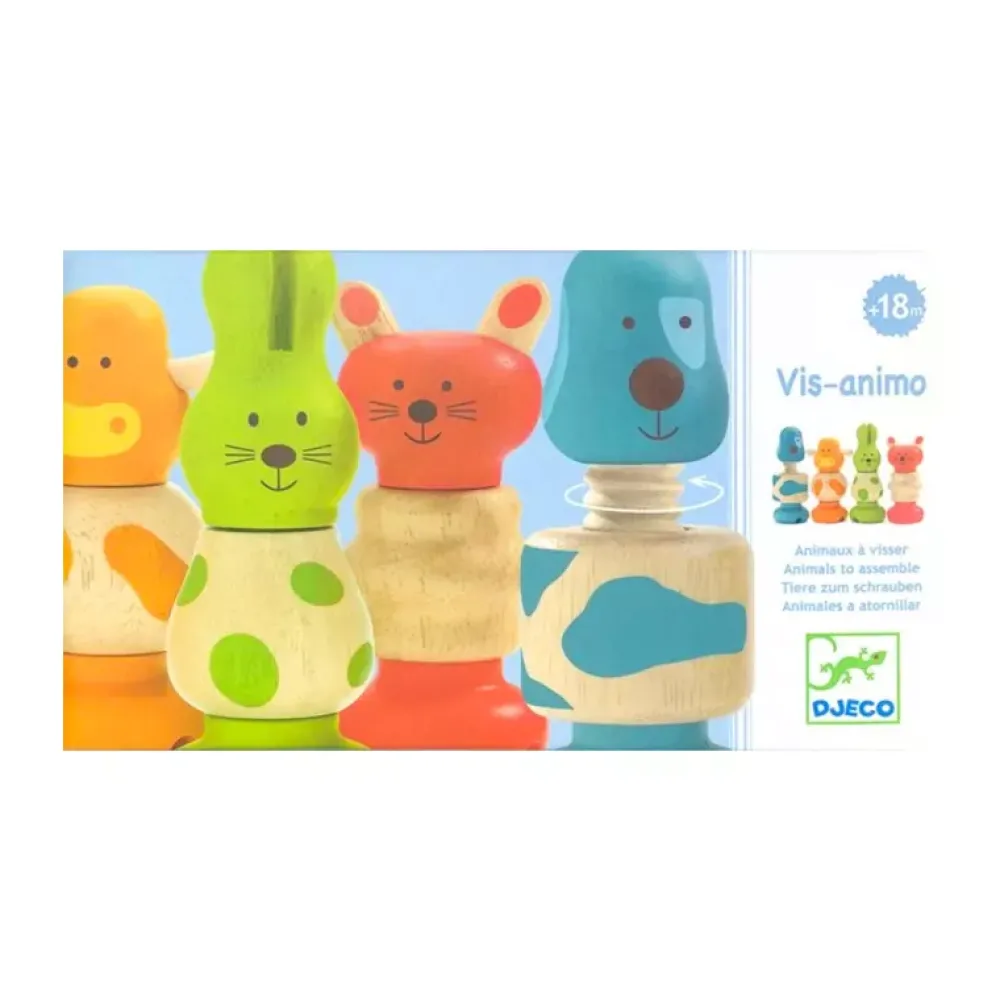 Djeco Juego De Enroscar Vis-Animo Best Sale