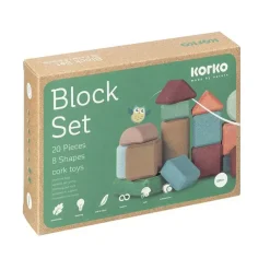 Korko 20 Bloques De Construccion De Corcho Discount