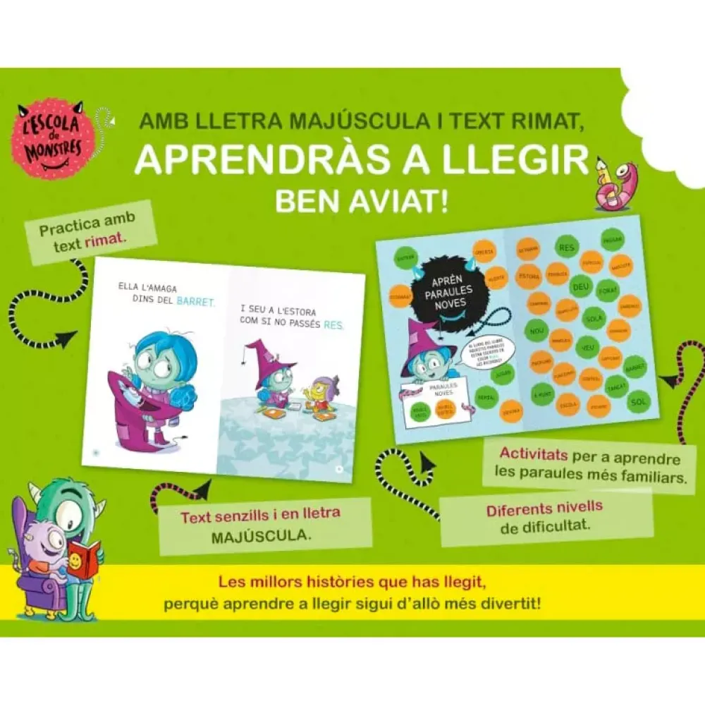 Cuentos y Libros Infantiles L'Escola De Monstres 4: Peus Grans Com Gegants New