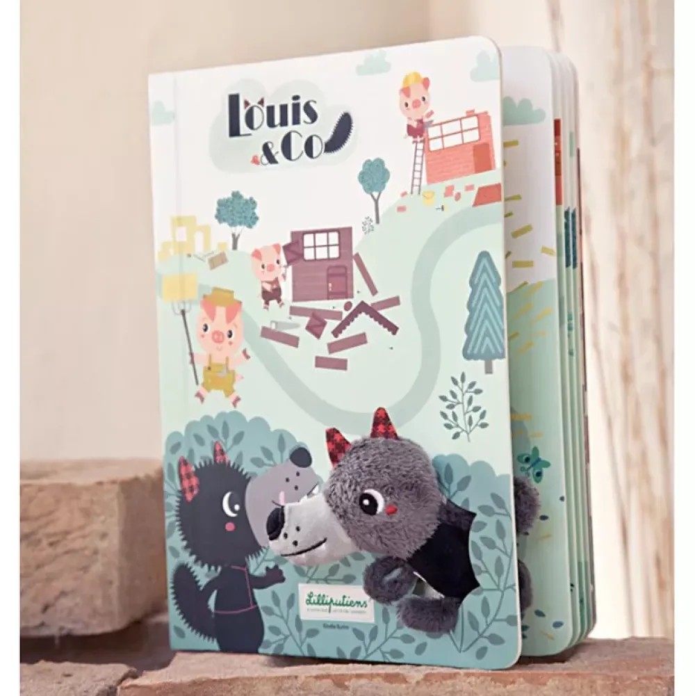 Lilliputiens Libro De Recorrido: El Lobo Y Los 3 Cerditos Discount
