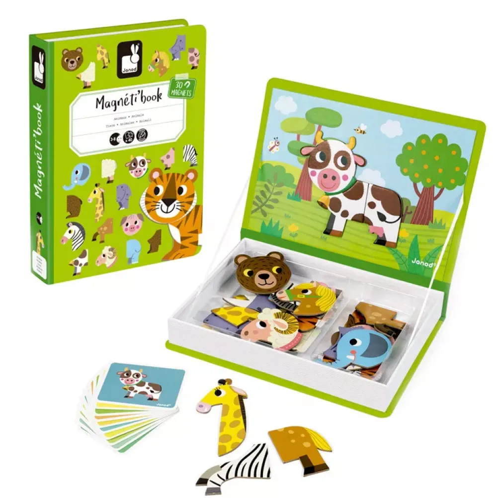 Janod Magnetibook Animales New