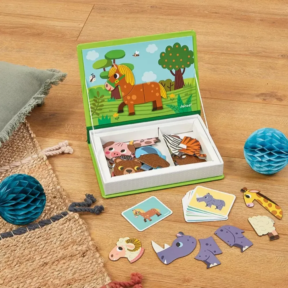 Janod Magnetibook Animales New
