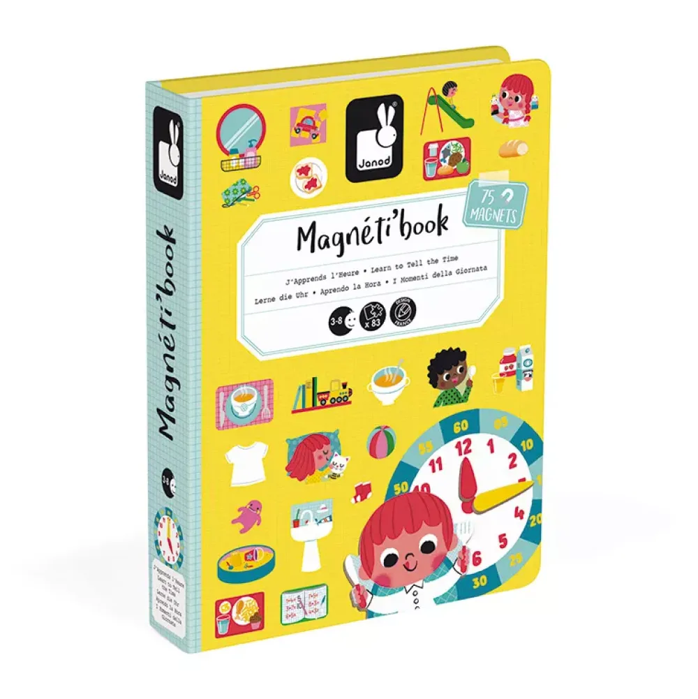 Janod Magnetibook Aprendo La Hora Outlet